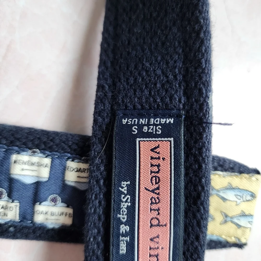 VINEYARD‎ VINES patchwork preppy belt junior's small